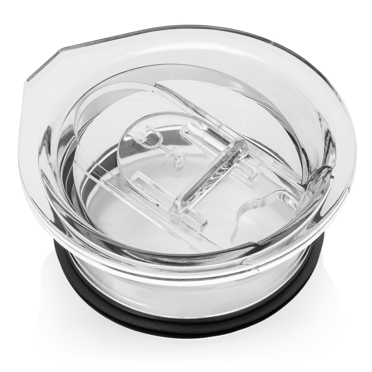Hopsulator Slim Tumbler Lids (Clear, Black and Purple) - Signature Organizer