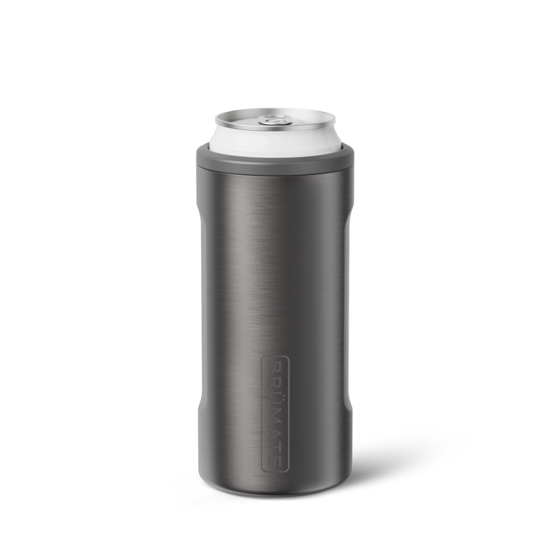 Hopsulator Slim | Black Stainless | 12oz Slim Cans - Grab-and-Go Cold-Keep