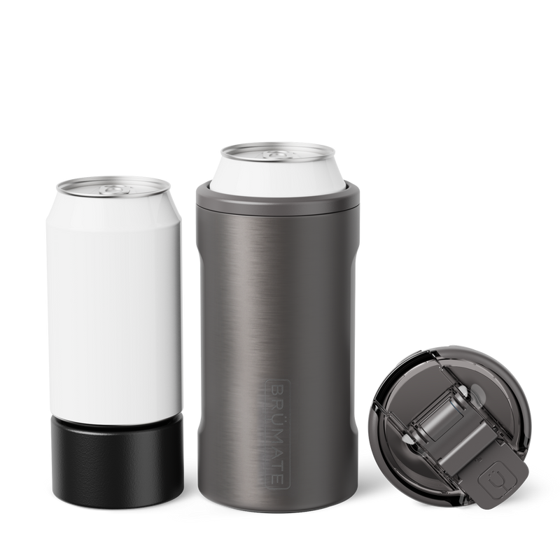 Hopsulator Trio | Black Stainless | 12/16oz Standard Cans - Active Pack