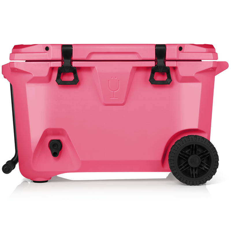 BrüTank 55-Quart Rolling Cooler | Neon Pink - Everyday Refresh